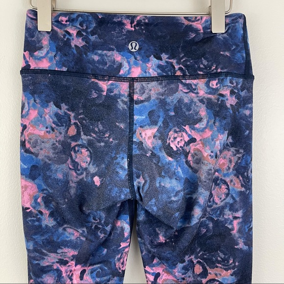 LULULEMON Wunder Under Full-On Luon Moody Mirage Rose Printed Leggings - Picture 11 of 16